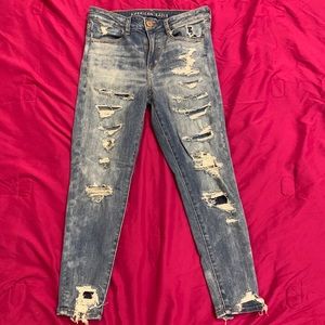American Eagle high waist Jegging. 8 extra short.